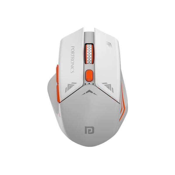Portronics Vader Pro Wireless Gaming Mouse with 2.4 GHz Receiver, 6 Buttons, Thumb Support, High-Precision Tracking, Ergonomic Comfort, Adjustable Optical DPI for Laptop, PC, Mac(Stone Grey) Portronics Vader Pro Wireless Gaming Mouse with 2.4 GHz Receiver, 6 Buttons, Thumb Support, High-Precision Tracking, Ergonomic Comfort, Adjustable Optical DPI for Laptop, PC, Mac(Stone Grey)