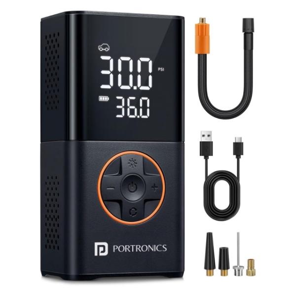 Portronics Vayu 3.0 tyre Inflator Portronics Vayu 3.0 tyre Inflator