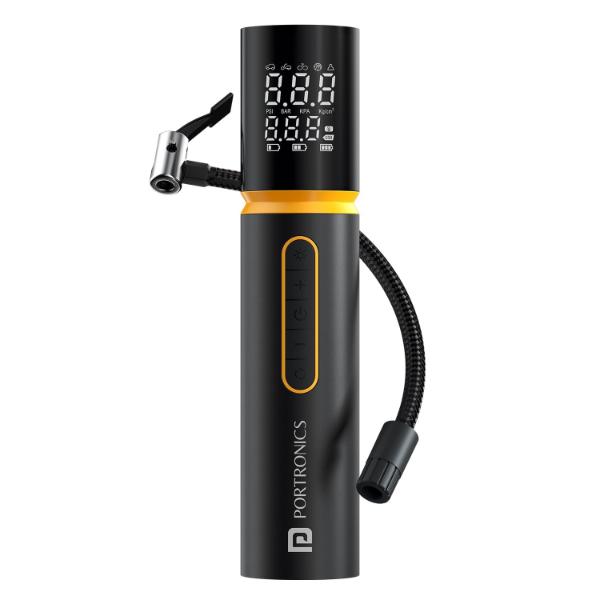 Portronics Vayu 5.0 Rechargeable Tyre Inflator Portronics Vayu 5.0 Rechargeable Tyre Inflator