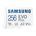 Samsung EVO Plus 256GB microSDXC UHS-I U3 130MB/s Full HD & 4K UHD Memory Card with Adapter (MB-MC256KA)