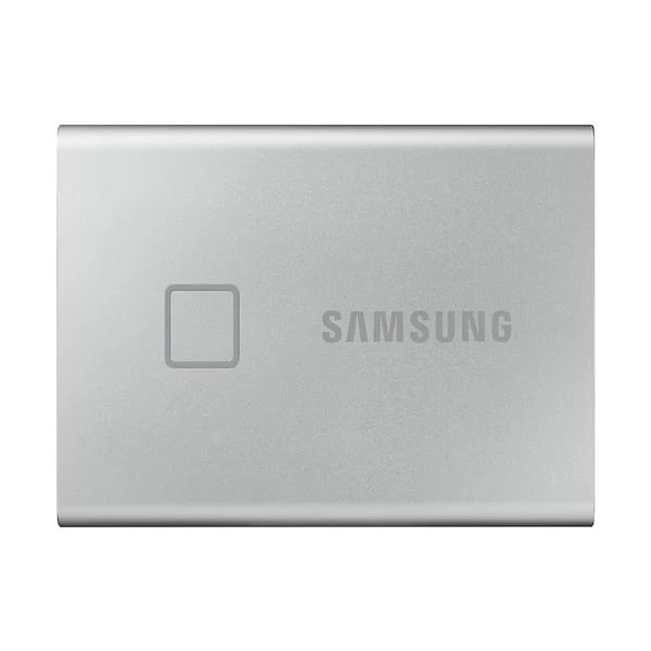 Samsung-T7-Touch-1TB-External-SSD-Silver-1.jpg Samsung T7 Touch 1TB Portable SSD (Silver) - Image 1