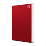 Seagate One Touch 1TB External Hard Drive with Password Protection (Red) - Image 2