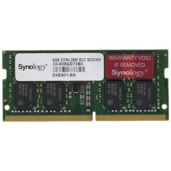 Synology RAM DDR4 ECC SO-DIMM 8GB (D4ES01-8G) Synology RAM DDR4 ECC SO-DIMM 8GB (D4ES01-8G)