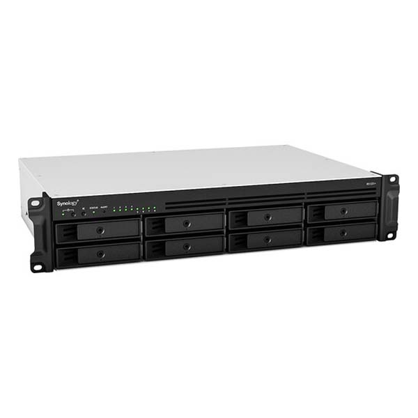 Synology-RackStation-RS1221-8-Bay-NAS-Enclosure-1.jpg Synology RS1221+ RackStation 8-Bay Diskless Rackmount Network Attached Storage NAS Device - Image 1