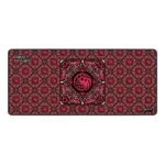 Cybeart | House Targaryen Gaming Desk Mat (XXL - 900x400x4mm) | Waterproof, Never Slip Base, Stitched Edges, Esports Grade