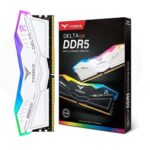 TeamGroup T-Force Delta RGB 16GB (1 X 16GB) DDR5 5600 MHz CL36 Ram (White) TeamGroup T-Force Delta RGB 16GB (1 X 16GB) DDR5 5600 MHz CL36 Ram (White)