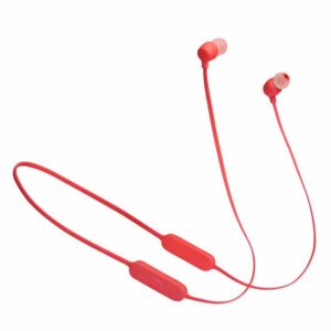 JBL Tune 175BT Wireless In Ear Neckband with Mic, Coral Red