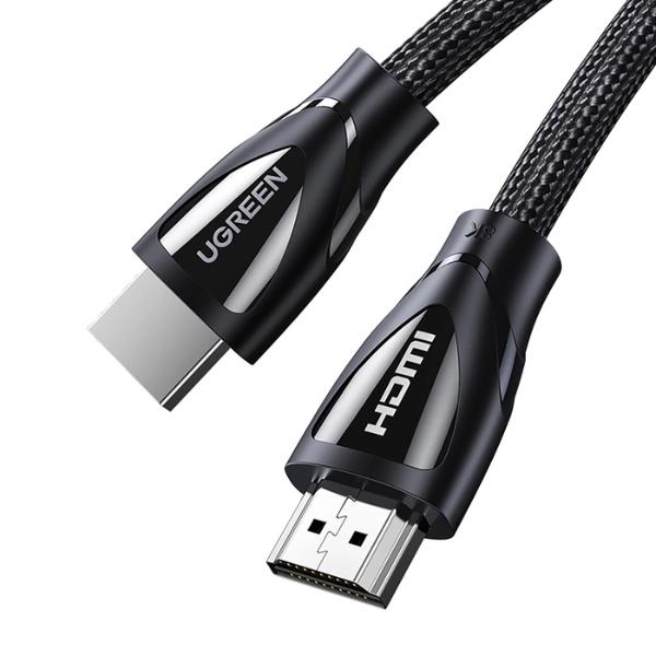 UGREEN HD140 HDMI 8K Cable Male to Male Braided Black 1m-80401 UGREEN HD140 HDMI 8K Cable Male to Male Braided Black 1m-80401