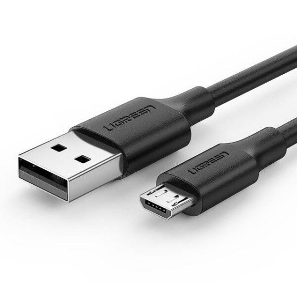 UGREEN US289 USB-A to Micro USB Cable 2A Max Black 1m-60136