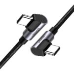 Ugreen US323 Angled USB-C Cable Aluminum Case with Braided 1m (Black) 70529
