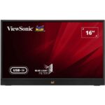 ViewSonic VA1655 16" FHD Portable Monitor IPS 60Hz VA1655 Black - Image 3