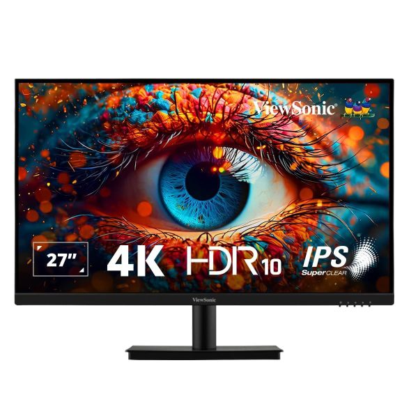 ViewSonic VA2762 27 Inch IPS 4K Ultra HD 3840 x 2160 Pixels Monitor HDR10, FreeSync, 10-bit Color Depth, 3-Side Bezel Less,104% sRGB,Tilt, Eye ProTech for Comfort Viewing, 2 x HDMI, Display Port- VA2762-4K ViewSonic VA2762 27 Inch IPS 4K Ultra HD 3840 x 2160 Pixels Monitor HDR10, FreeSync, 10-bit Color Depth, 3-Side Bezel Less,104% sRGB,Tilt, Eye ProTech for Comfort Viewing, 2 x HDMI, Display Port- VA2762-4K