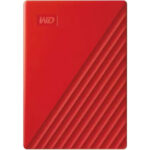 Western Digital My Passport 4TB Portable Hard Drive (Red)