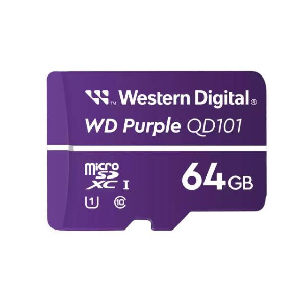 WD Purple SC Ultra Endurance microSD Card – 64GB, microSDXC WD Purple SC Ultra Endurance microSD Card – 64GB, microSDXC