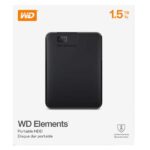 Western Digital Elements 1.5TB Portable Hard Drive (Black) - Image 5