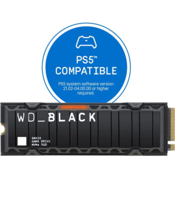 Western Digital Black SN850 500GB M.2 NVMe Gen4 SSD (with Heatsink)