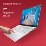 ASUS VivoBook 15 (2021), 15.6-inch (39.62 cm) HD, Dual Core Intel Celeron N4020, Thin and Light Laptop (4GB RAM/256GB SSD/Integrated Graphics/Windows 11 Home/Transparent Silver/1.8 Kg), X515MA-BR011W + Laptop Bag - Image 3
