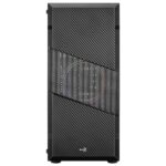 Aerocool Menace Saturn RGB Tower Case, Tempered Glass (Black) - Image 3