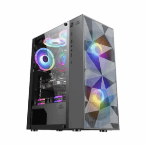 Ant Esports ICE-310MT Mid Tower ATX Cabinet (Black)