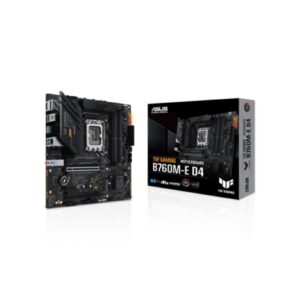ASUS TUF GAMING B760M-E D4 Intel LGA1700 mATX Motherboard Supports Intel 12th, 13th & 14th Gen Processors