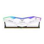 TeamGroup T-Force Delta RGB 64GB (32GBx2) DDR5 6000MHz CL38 Desktop RAM (White) - Image 3