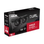ASUS Dual Radeon RX 7800 XT OC Edition 16GB GDDR6 ASUS Dual Radeon RX 7800 XT OC Edition 16GB GDDR6