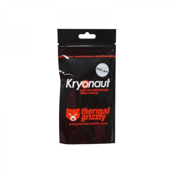 kryonaut-image-main-600x600-1.png Thermal Grizzly Kryonaut, High Performance Thermal Paste for Cooling All Processors, Graphics Cards and Heat Sinks in Computers and Consoles -1.0 Gram - Image 1