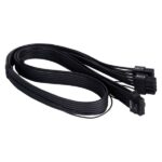 SilverStone PP14-EPS Dual EPS 8 pin (PSU) (600W) to 12+4 pin (GPU) 12VHPWR PCIe Gen5 Cable for Silverstone PSUs, SST-PP14-EPS