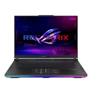 ASUS ROG Strix Scar 16 (2024), Intel Core i9 14900HX 14th Gen, 16″(40.64cm) 2.5K QHD+240Hz, Gaming Laptop (32GB DDR5/2TB SSD/12GB RTX 4080/Win11/Per-Key RGB/90WHr/Black/2.65Kg),G634JZR-CM932WS