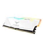 TeamGroup T-Force Delta RGB 16GB (8GBx2) DDR4 3200MHz CL16 Desktop Ram (White) - Image 2