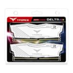 TeamGroup T-Force Delta RGB 64GB (32GBx2) DDR4 Ram 3600Mhz White - Image 2