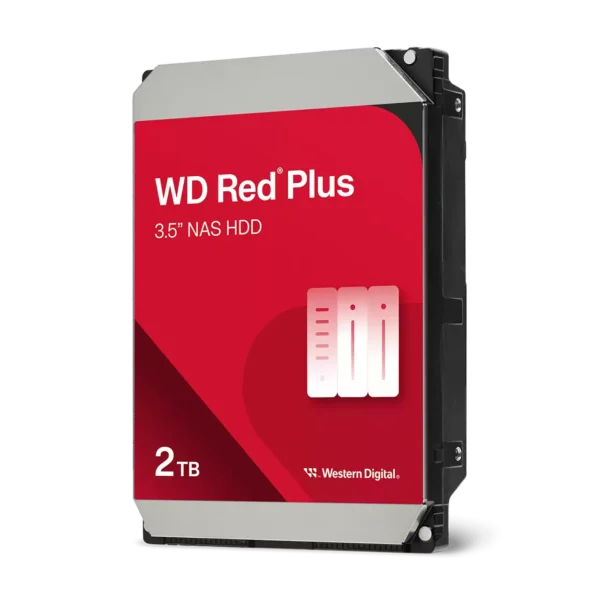 Western Digital WD Red Plus NAS 2TB 3.5 inch SATA Hard Drive