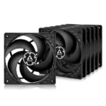 Arctic P12 PWM120mm Cabinet Fan 5 Pack Black