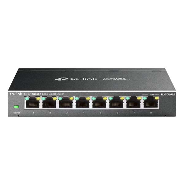 TP-Link TL-SG108E 8-Port Gigabit Easy Smart Switch TP-Link TL-SG108E 8-Port Gigabit Easy Smart Switch
