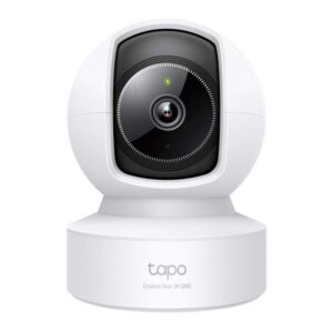 TP-Link Tapo C222 4MP 2K QHD 1440p Pan/Tilt AI Home Security Wi-Fi Camera (White)