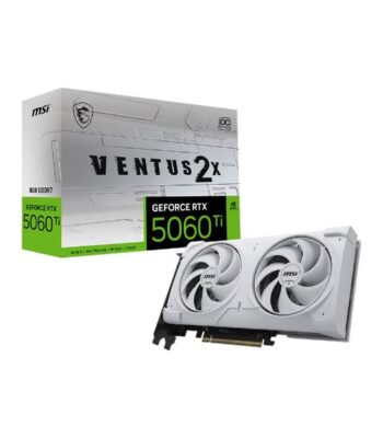 MSI GeForce RTX 5060 Ti 8G VENTUS 2X OC WHITE PLUS GRAPHIC CARD