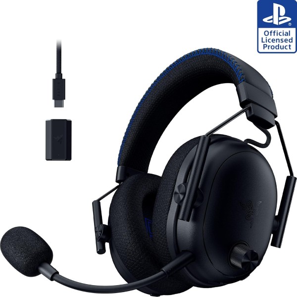 Razer BlackShark V3 Pro Wireless ANC Gaming Headset for PS5- Black Razer BlackShark V3 Pro Wireless ANC Gaming Headset for PS5- Black