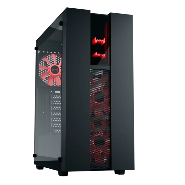 Dawg V 350 M-ATX Mid Tower Case (Black)