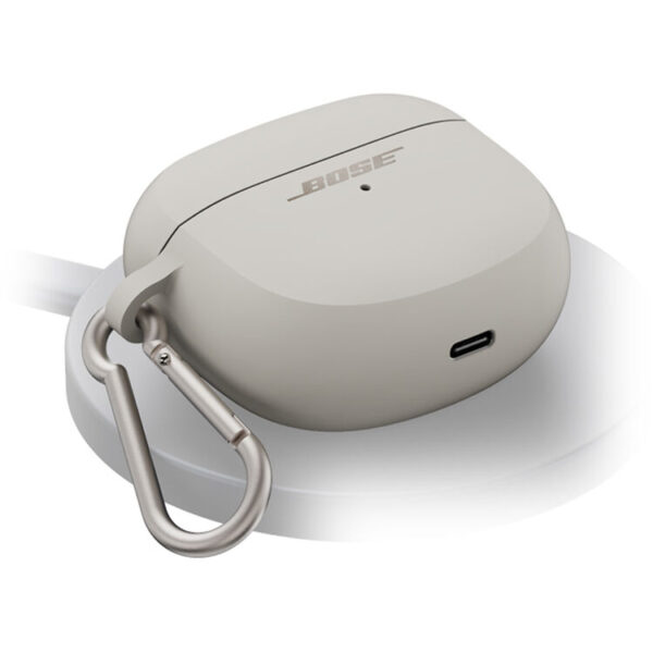 Bose Ultra Open Earbuds Wireless Charging Case Cover (White Smoke)