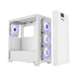 Dawg X 678 ARGB ATX Mid Tower Case (White) - Image 2