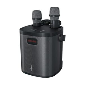 FINGERS 2Mic-GrooveBox Portable Speaker with 2 Wireless Mics