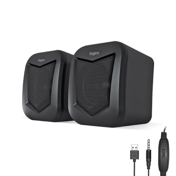 FINGERS-DeskSound-2.0-USB-Powered-Multimedia-2.0-Speakers-1.jpg FINGERS DeskSound 2.0 USB Powered Multimedia 2.0 Speakers - Image 1