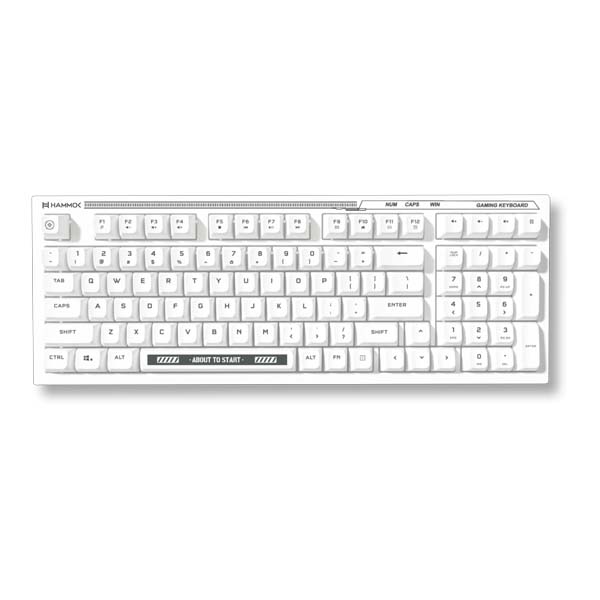 Hammok SPARTAN Wired Gaming Keyboard (White) Hammok SPARTAN Wired Gaming Keyboard (White)