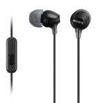 Sony MDR-EX15AP In-Ear Stereo Headphones with Mic - Black - Image 2