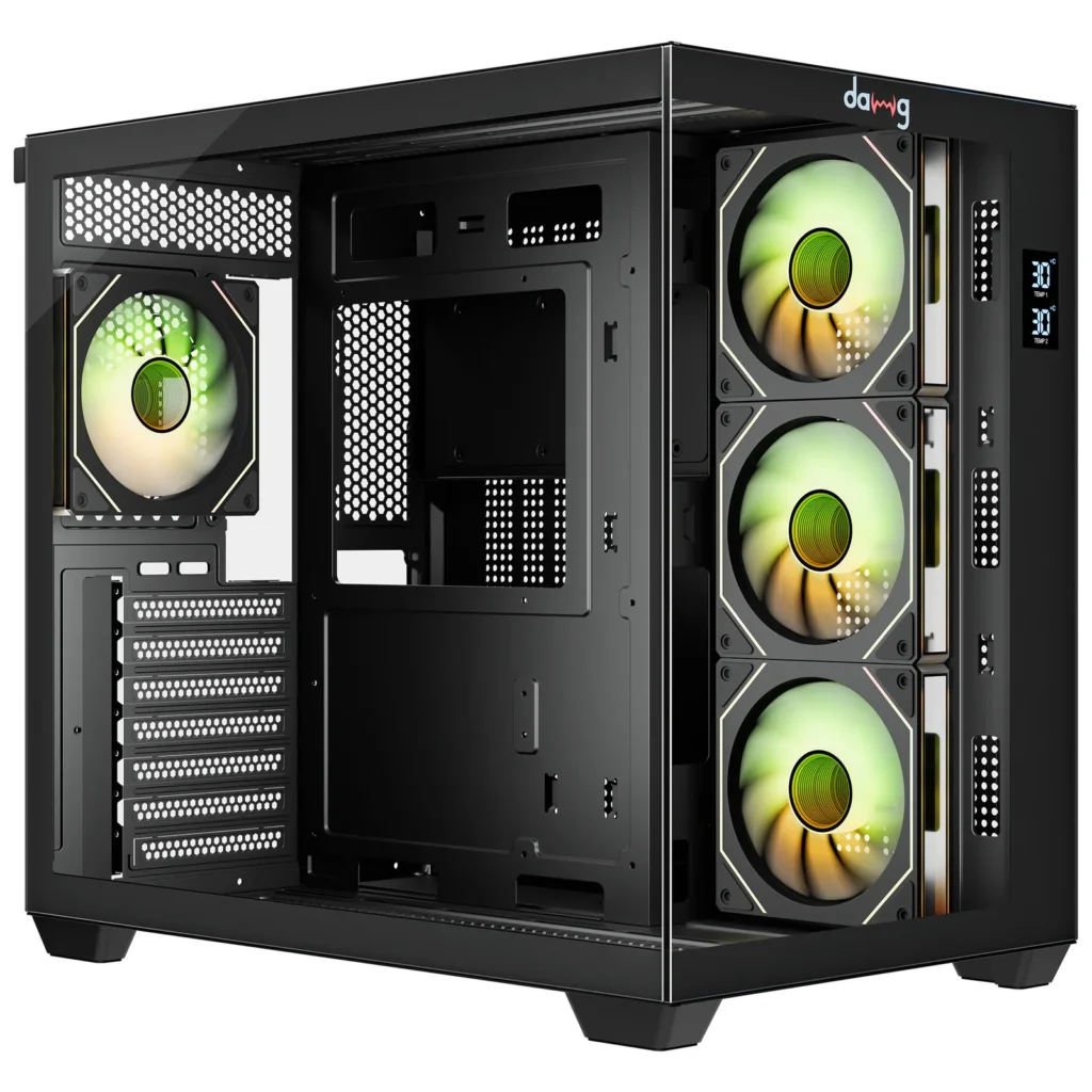 Dawg X 617 ARGB ATX Mid Tower Case (Black)