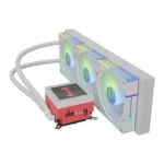 Dawg L360 AIO ARGB 360mm CPU Liquid Cooler (White) - Image 5
