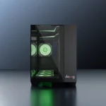 Dawg Y 740 ARGB M-ATX Cube PC Case (Black) - Image 2
