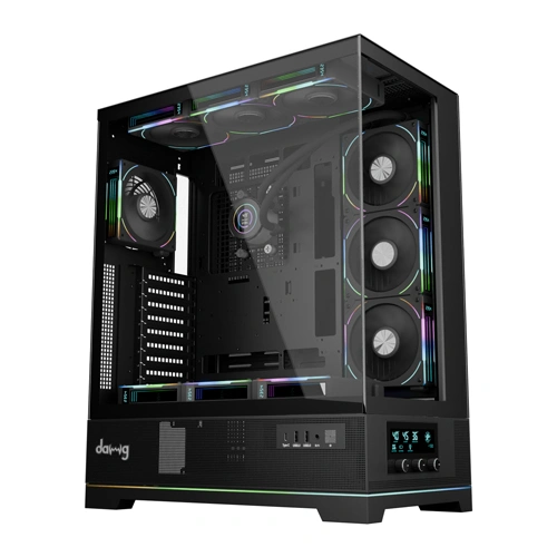 Dawg Y 990 ARGB E-ATX Mid Tower Case (Black) Dawg Y 990 ARGB E-ATX Mid Tower Case (Black)