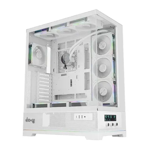 Dawg Y 990 ARGB E-ATX Mid Tower Case (White) Dawg Y 990 ARGB E-ATX Mid Tower Case (White)
