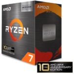 AMD Ryzen 7 5800X3D AM4 Desktop Processor (4.5 GHz / 8 Cores / 16 Threads) 10th Anniversary Edition
